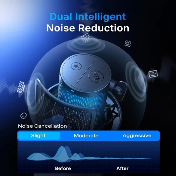 MAONO DGM20W-S Wireless Gaming Microphone (With Stand) - Image 5