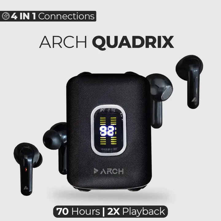 ARCH_Quadrix.jpg ARCH Quadrix Quad-Buds Wireless Earbuds with Dual Pair Sharing System - Image 1