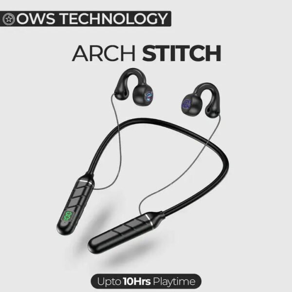Arch Stitch Wireless Bluetooth Neckband Handsfree with OWS Technology
