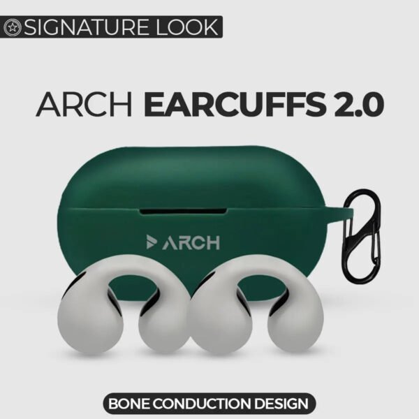 ARCH Earcuffs 2.0 Open-Ear Bluetooth Earbuds - TWS Wireless Earcuff Earphones - Image 2