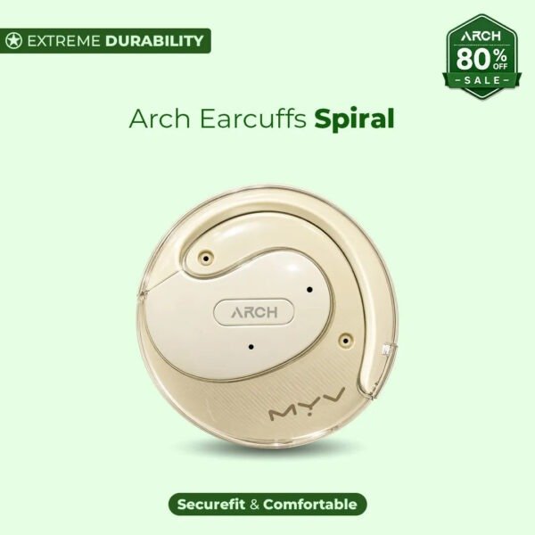 Arch Earcuffs Spiral Open-Ear Wireless Earbuds with MYV Edition - Image 2