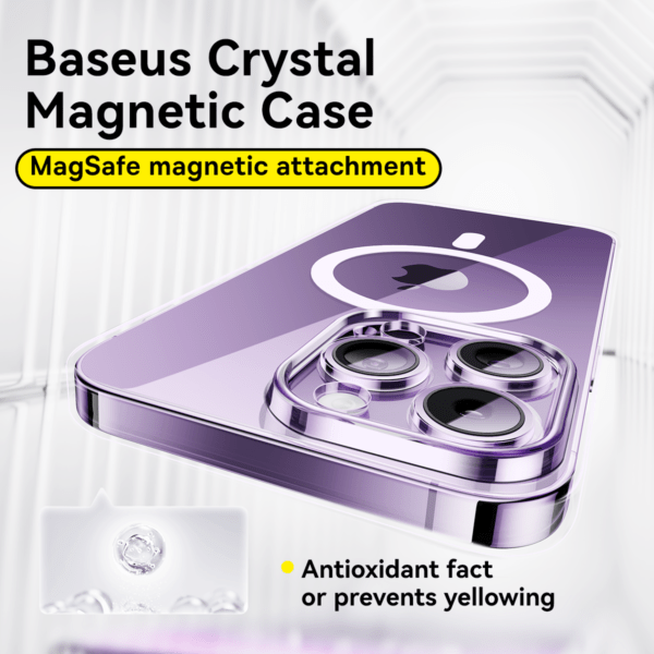Baseus Lucent Magnetic Series Phone Case for iP 15 Series - Image 2