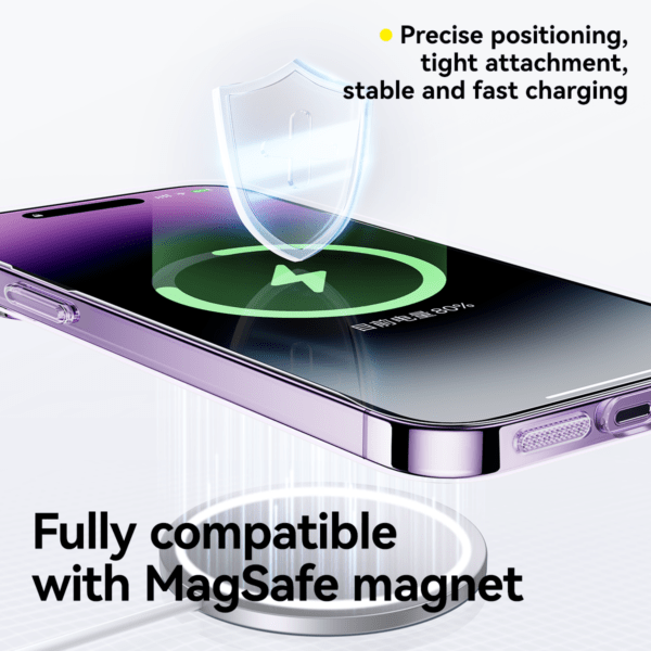 Baseus Lucent Magnetic Series Phone Case for iP 15 Series - Image 4