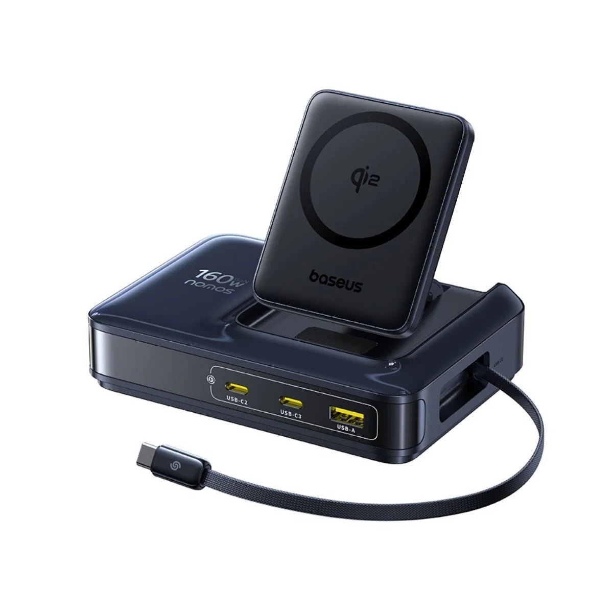 Baseus Nomos NH21 5-in-1 Desktop Charging Station 3C+U 160W - Image 1
