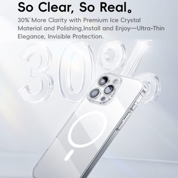 Baseus Crystal Magnetic Series Phone Case for iP 16 Series - Image 6