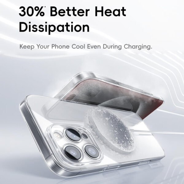 Baseus Crystal Magnetic Series Phone Case for iP 16 Series - Image 9