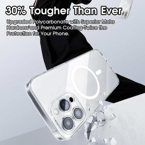 Baseus Crystal Magnetic Series Phone Case for iP 16 Series - Image 4