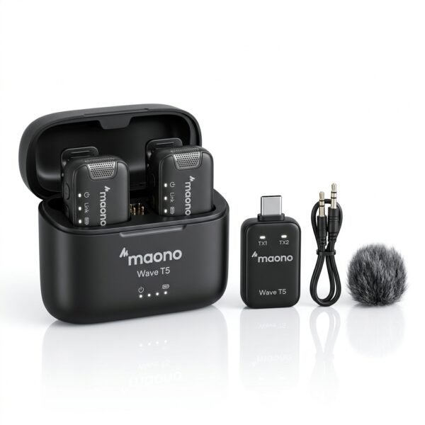 MAONO WAVE T5 PC2 TYPE-C RECEIVER MICROPHONE - Image 5