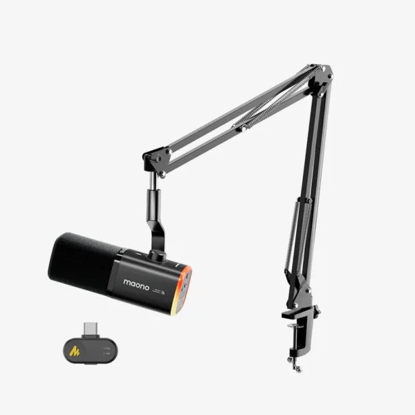 MAONO PD100W S WIRELESS PODCAST MICROPHONE (WITH STAND)