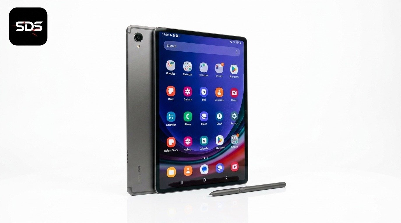 Tablet_standing_with_S_Pen_202609071759 Samsung Galaxy Tab S9 Ultra 14.6" - Image 1