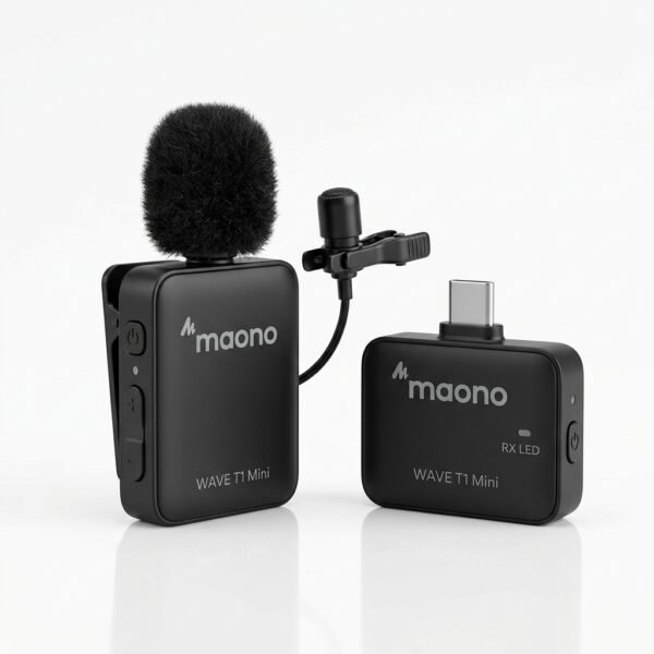 MAONO WAVE T1 MINI PC2 TYPE-C RECEIVER MICROPHONE - Image 3