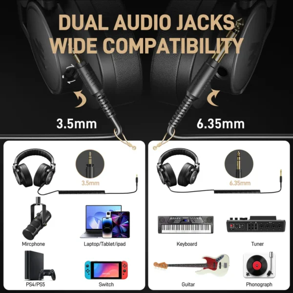 MAONO COMPLETE PODCAST STUDIO SETUP – 2x HD300 MICROPHONES + P2 AUDIO INTERFACE + 2x MH700 HEADPHONES - Image 7