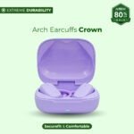 Arch Earcuffs Crown Open-Ear Bluetooth Earbuds - TWS Wireless Earcuff Earphones