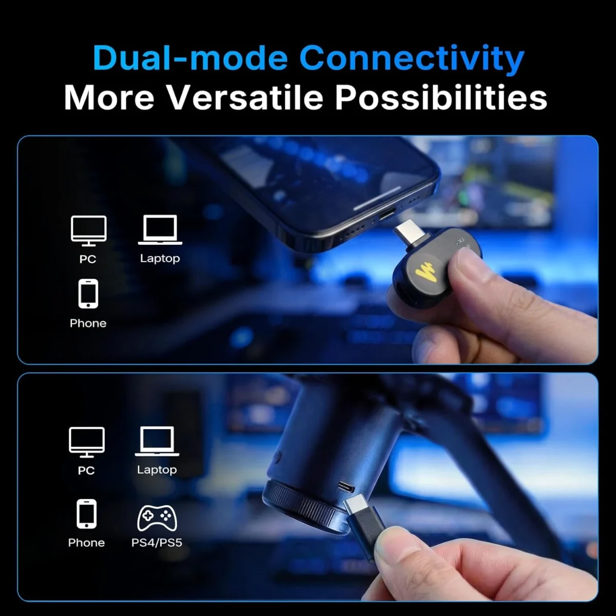 MAONO DGM20W-S Wireless Gaming Microphone (With Stand) - Image 3