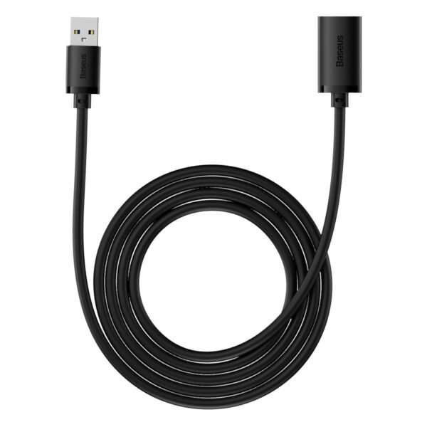 Baseus AirJoy Series USB3.0 Extension Cable Cluster Black