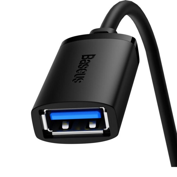 Baseus AirJoy Series USB3.0 Extension Cable Cluster Black - Image 4